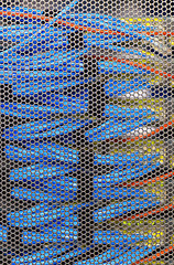 Image showing Lan cable in Cambridge Server Rack