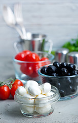 Image showing ingredients for caprese salad 