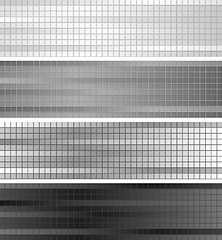 Image showing Abstract grey geometric banners