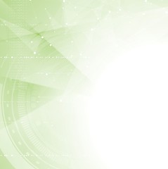 Image showing Green tech abstract background