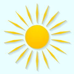 Image showing Sun icon graphic design