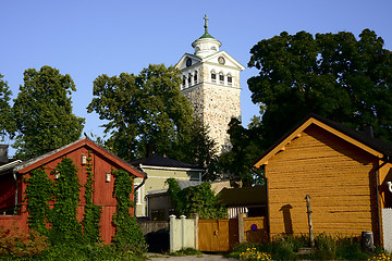 Image showing historic city center of Tammisaari, Finland 