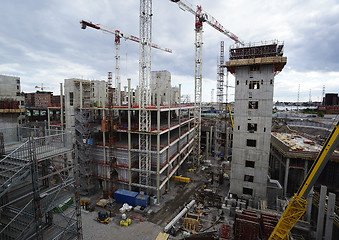 Image showing view of the construction site