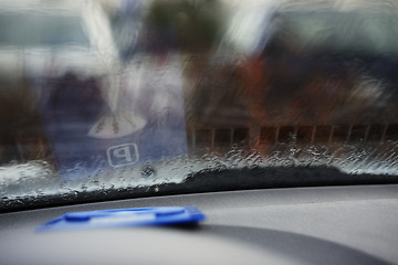 Image showing parking meter on the dashboard