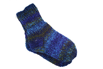 Image showing knitted woolen socks