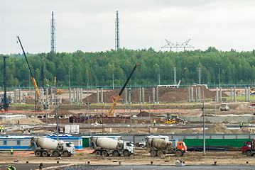Image showing Construction of petrochemical plant. Tobolsk