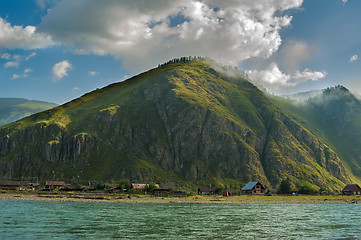 Image showing Mountain Altai. Tyungur village. Russia
