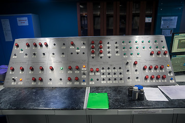 Image showing Control panel on petrochemical plant