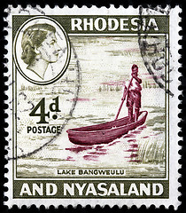 Image showing Bangweulu Lake Stamp