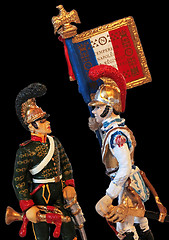 Image showing Napoleonic Wars French Toy Soldiers