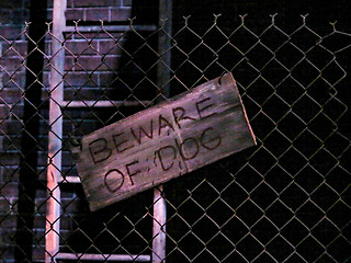 Image showing Beware of the Dog