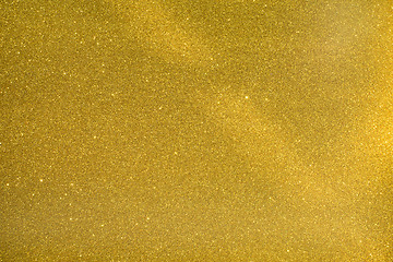 Image showing Gold Glitter Sparkle Background