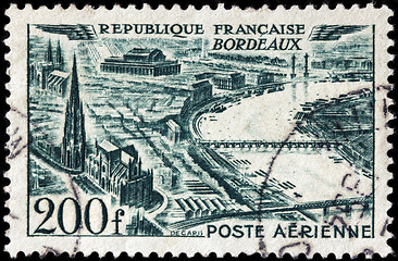 Image showing Bordeaux Air Mail Stamp