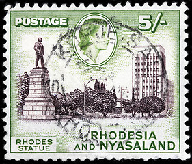 Image showing Cecil Rhodes Statue Stamp