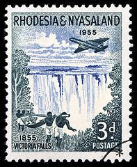 Image showing Victoria falls stamp