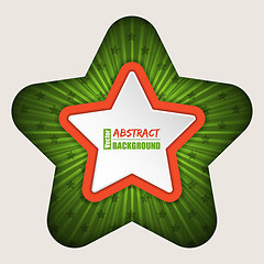 Image showing Abstract star brochure background