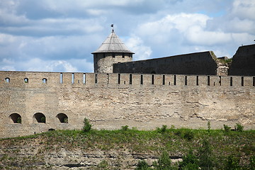 Image showing view of the old fortress wall