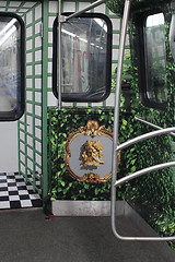 Image showing  inside subway car in St. Petersburg