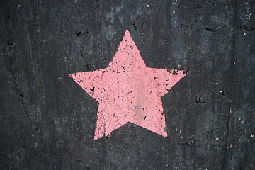 Image showing  graffiti pentagram  star
