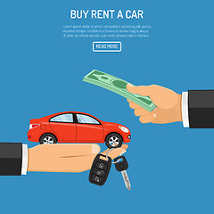 Image showing purchase or rental car