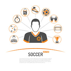 Image showing soccer concept illustration