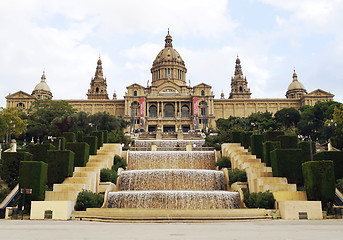 Image showing National Art Museum of Catalonia in Barcelona, Spain 