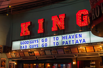 Image showing Pattaya Walking Street