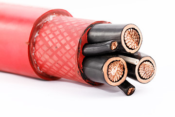 Image showing High voltage cable