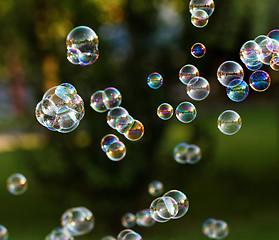 Image showing Soap bubbles