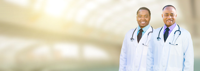 Image showing African American Male Doctors, Nurses or Pharmacists with Room F