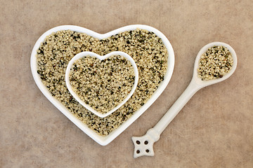 Image showing Shelled Hemp Seeds