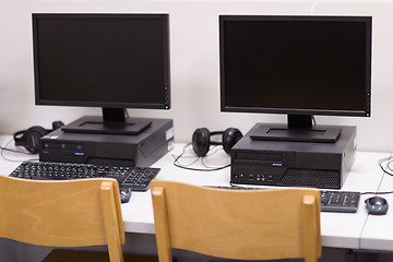 Image showing Computer classroom