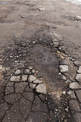 Image showing very bad road