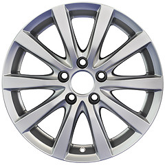 Image showing Aluminum Wheel Cutout