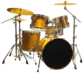 Image showing Drumset Cutout