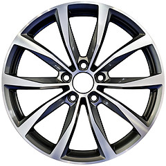 Image showing Aluminum Wheel Cutout