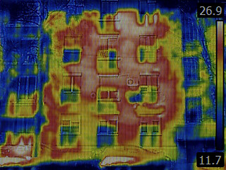 Image showing Facade Thermal Image