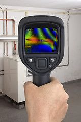 Image showing Gas Furnace Thermal Image