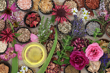 Image showing Natural Herbal Medicine for Skincare