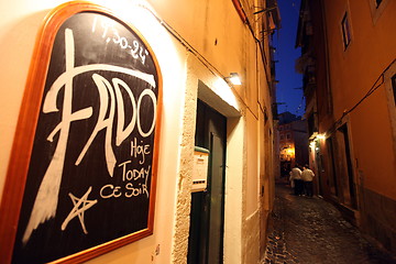 Image showing EUROPE PORTUGAL LISBON ALFAMA FADO