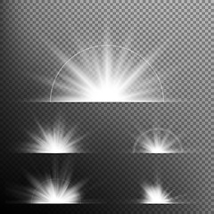 Image showing Light effect stars bursts. EPS 10