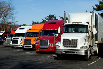 Image showing Truck rest area