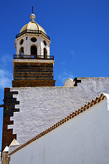 Image showing  the old wall terrace church bell 