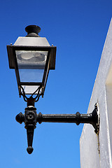 Image showing  the blue sky wall arrecife teguise lanzarote 