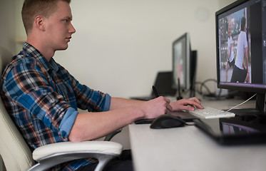 Image showing graphic designer at work