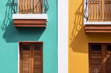 Image showing Colorful houses