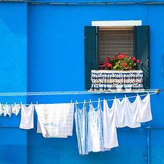 Image showing Colored houses in Venice - Italy