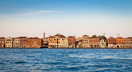 Image showing Venice waterfront from Zattere