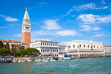 Image showing VENICE, ITALY - JUNE 27, 2016: San Marco area full of turists