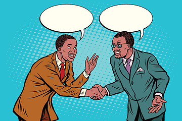 Image showing Business negotiations businesspeople shaking hands